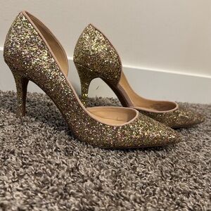 Jessica Simpson Women's Prizma D'Orsay Pump in party gold
